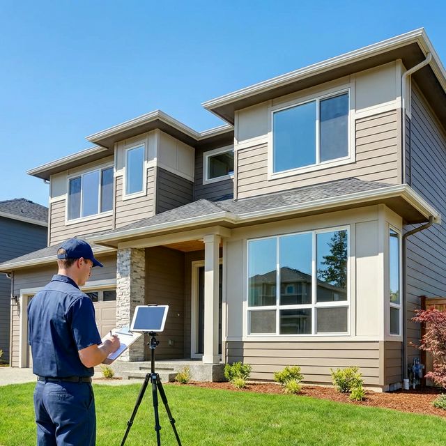 Pre-Listing Home Inspection - Professional Inspector Checking Home Details